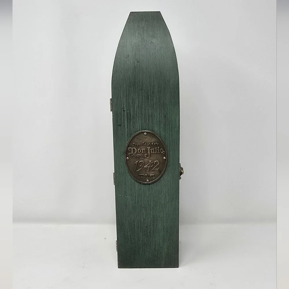 Vintage 1942 Don Julio coffin bottle box (empty box only) man cave‎ barware